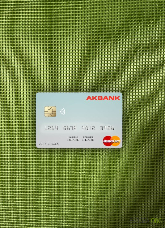 Malte Akbank T.A.Ş. recto photolook mastercard